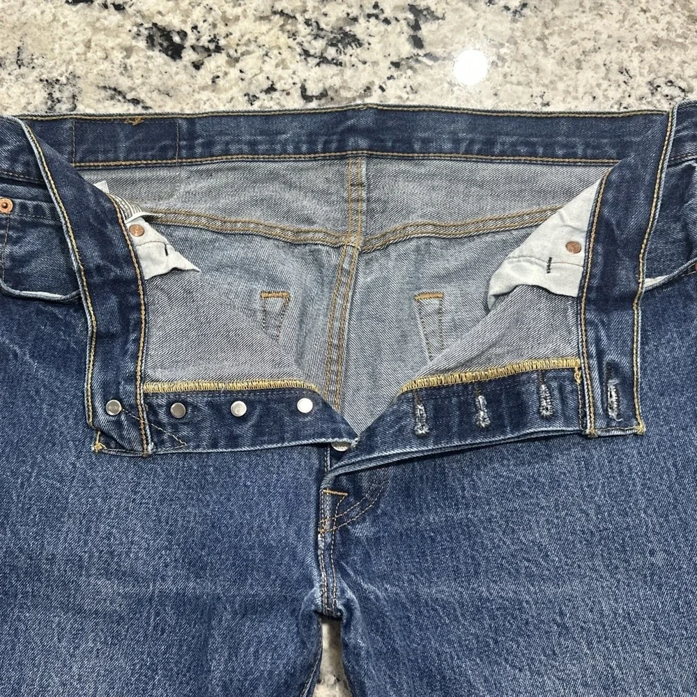 Retro Levi's‎ 501 Jeans Mens Size 38x30 (36x29.5) Blue Original Straight Denim